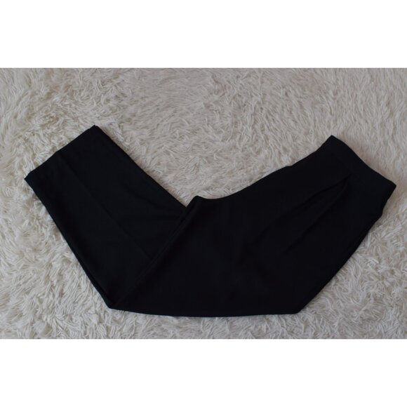 Vintage 80s Black Pleated Polyester/Spandex Pants |‎ 30-32 waist - Picture 7 of 9